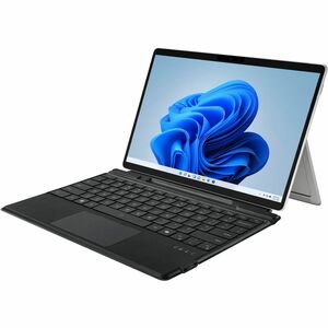 Adesso Portable Keyboard/Cover Case for 33 cm (13") Microsoft Surface Pro 8, Surface Pro 9 Tablet - Aluminium Body - 7.6 m