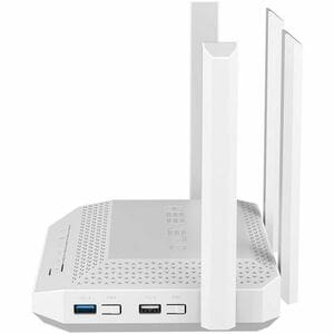 Keenetic Hero KN-1012 wifi 6 Ethernet Roteador sem fio - Dual Band - 2,40 GHz Banda ISM - 5 GHz Banda UNII - 4 x Antena - 