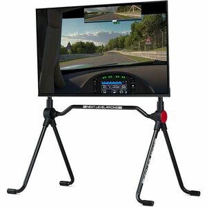 Next Level Racing Lite Höhenverstellbar Monitorständer - Bildschirmgröße: Bis zu 139,7 cm (55 Zoll) - 20 kg TragfähigkeitD