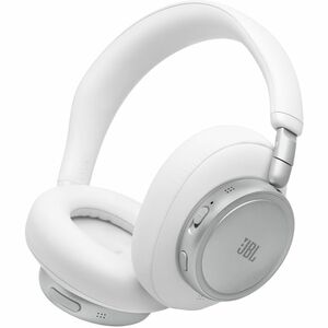 JBL Live 780NC Wired/Wireless Over-the-head, Over-the-ear Stereo Headset - White - Binaural - Circumaural - Bluetooth - 32