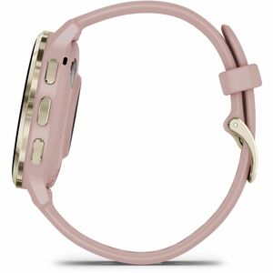 Garmin Venu 3S Smart Watch - Dust Rose Case Color - Phone, Speaker, Text Messaging - Sleep Quality, Stress - GPS - 240 Hou