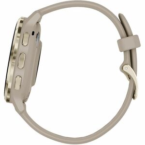 Garmin Venu 3S Smart Watch - Round Case Shape - 41 mm Case Height - 41 mm Case Width - Soft Gold Stainless Steel Body Colo