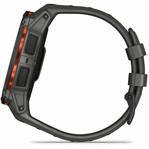 Garmin Instinct 3 Smart Watch - Black Body Color - Charcoal Band Color - Aluminium Body Material - Fiber Reinforced Polyme