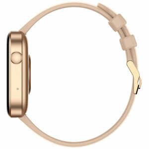Carneo Zenith HR+ Smart Watch - Gold, Rose Gold Body Color - Tempered Glass Body Material - Pedometer - Phone, Text Messag