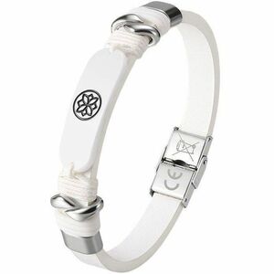 Carneo Smart Band - White Band Color - Leather Band Material - Near Field Communication - Water Proof