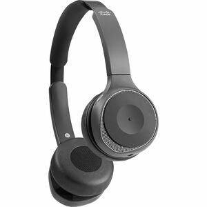 Cisco HS-WL-730 Kabel/Kabellos Kopfbügel, Über das Ohr Stereo Headset - Schwarz - Siri, Google Assistant, Cortana - Binaur