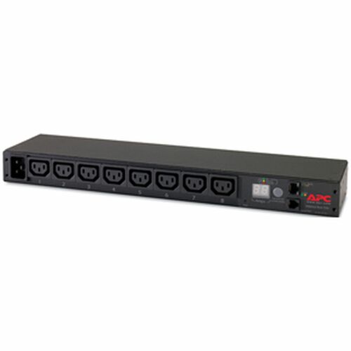 APC PDU - Metered - IEC 60320 C20 - 20 A - 200 V, 208 V, 230 V Input - 208 V AC Output - 1U Network (RJ-45) - 2.40 m Cord 