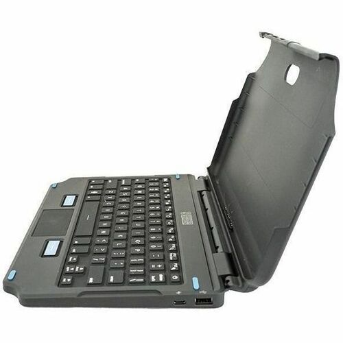 Gamber-Johnson Keyboard - Compact - Docking Connectivity - Pogo Pin Interface - TouchPad - German - Silicon Rubber Keyswit