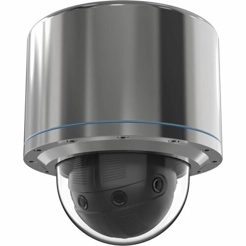AXIS ExCam XF P3807 8 Megapíxel Externo Câmara de rede - Cor - Dome - Prata - Compatível com TAA - Motion JPEG, H.264B (MP