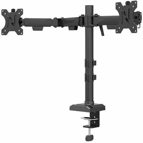 Neomounts NERO Mounting Arm for Monitor - Black - Height Adjustable - 2 Display(s) Supported - 25.4 cm to 81.3 cm (32") Sc