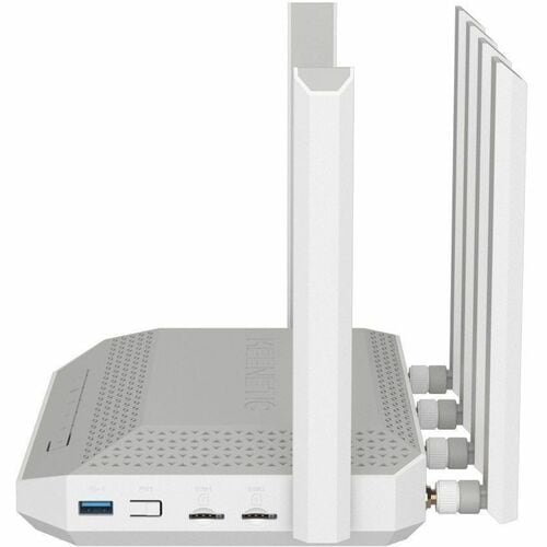 Hero 5G Modem Router 5G Wi-Fi 6 Mesh AX3000 con 2 slot SIM, 1 porta 2,5G e smart switch 4 porte a 1Gb, porte USB 3.0 e 2.0