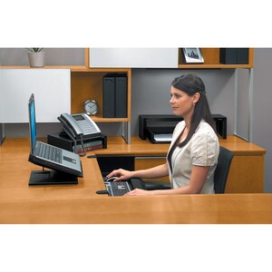 Fellowes Designer Suites™ Laptop Riser - Up to 17" Screen Support - 25 lb Load Capacity - 4" Height x 13.19" Width x 11.19