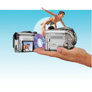 Canon Legria DC10 Digital Camcorder - 6.4 cm (2.5") LCD Screen - 1/4" CCD - SD - 16:9 - 1.2 Megapixel Image - 0.9 Megapixe