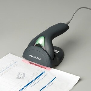 Datalogic Touch 65 Lite Robust Library Handheld Barcode-Scanner-Set - Kabel Konnektivität - Schwarz - USB Kabel im Lieferu