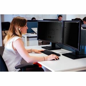 Targus ASF24WEU Plastic Anti-glare Privacy Screen Filter - Black - For 61 cm (24") Widescreen LCD Monitor, Touchscreen Mon