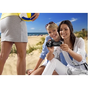 Canon Legria HF R26 Digital Camcorder - 7.6 cm (3") LCD Touchscreen - 1/4.85" CMOS - Full HD - Black - 16:9 - 3.1 Megapixe