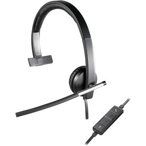 Logitech USB Headset Mono H650e - Mono - USB - Wired - 50 Hz - 10 kHz - Over-the-head - Monaural - Supra-aural - Noise Can