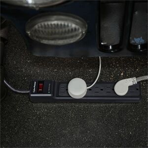 CyberPower CSB7012 Essential 7 - Outlet Surge with 1500 J - Clamping Voltage 800V, 12 ft, NEMA 5-15P, EMI/RFI Filtration, 