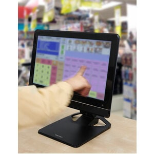 Ergotron Neo-Flex Touchscreen Stand - Up to 27" Screen Support - 23.70 lb Load Capacity - 11.8" Height x 10.9" Width x 12.