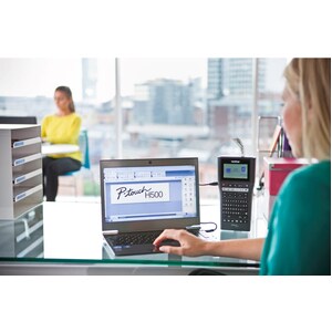 Brother P-touch PT-H500 Elektronischer Etikettendrucker - 20 mm/s Mono - 14 Schriftarten - 48 Schriftgröße - 10 Textstil -