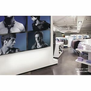 Chief ConnexSys Video Wall Adjustable TV Mount - For 42-80 Inch TVs - VESA Wall Mount - Black - Height Adjustable - 1 Disp