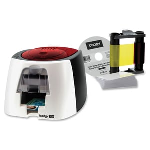 Badgy Badgy100 Single Sided Desktop Dye Sublimation/Thermal Transfer Printer - Color - Card Print - USB - 16 Second Mono -