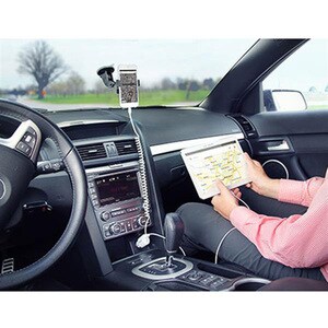 StarTech.com Dual Port Car Charger with Apple 8-pin Lightning Connector and USB 2.0 Port - High Power (21 Watt / 4.2 Amp) 