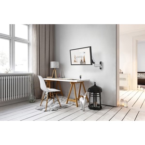 Neomounts Neomounts Pro FPMA-W955 Montagem na parede para Visualização em ecrã plano - Prata - Altura ajustável - 25,4 cm 