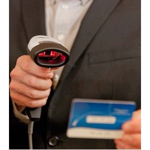 Zebra LI2208 Handheld Barcode-Scanner - Kabel Konnektivität - Schwarz - 547 Scans/s - 1D - Bildwandler - Einzeilig