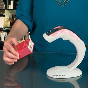 Heron HD3130 USB Kit, White (Kit includes 1D Scanner, Stand and USB Cable)