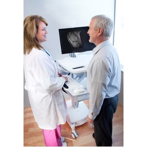 Ergotron StyleView SV44 Height Adjustable Display Stand - Up to 61 cm (24") Screen Support - 16.78 kg Load Capacity - 128.