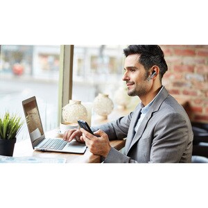 Jabra STEALTH UC Sem fios Auscultadores Mono Auscultadores - Monaural - No ouvido - 3000 cm - Bluetooth - Redução de ruído