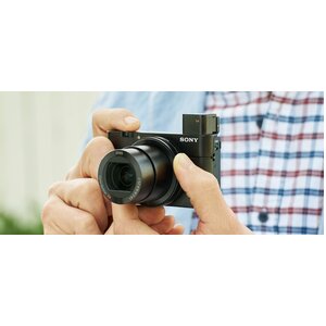 Sony Cyber-shot RX100 IV 20.1 Megapixel Bridge Camera - Black - 1" Sensor - Autofocus - 3"LCD - 2.9x Optical Zoom - 3.8x D