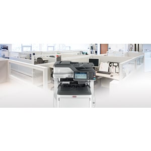 Oki MC853DN LED Multifunction Printer - Colour - Copier/Fax/Printer/Scanner - 23 ppm Mono/23 ppm Color Print - 1200 x 600 