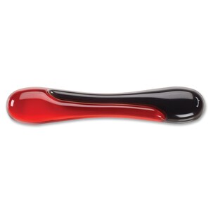 Repose-poignet Kensington Duo Gel - x 479,4 mm x 88,9 mm Dimension - Rouge, Noir - Gel - Antidérapant - 1 Unité