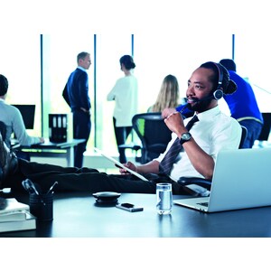 Jabra EVOLVE 40 Com fios Headset Estéreo Fone de ouvido - Binaural - Supra-aural - Cancelamento de ruído Microphone - Canc