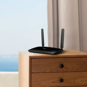TP-Link TL-MR6400 Wi-Fi 4 IEEE 802.11n Ethernet, Cellular Modem/Wireless Router - 4G - LTE 800, LTE 900, LTE 1800, LTE 210