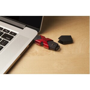 HyperX 64GB. Capacidade: 64 GB, Interface de dispositivo: USB Type-A, Versão USB: 3.2 Gen 1 (3.1 Gen 1), Velocidade de lei