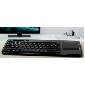 Logitech K400 Teclado - Inalámbrico Conectividad - USB Interfaz - Almohadilla táctil (TouchPad) - Alemán - QWERTZ Diseño -