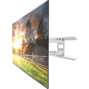 Kanto PDX650W Wall Mount for TV - White - 1 Display(s) Supported - 75" Screen Support - 125 lb Load Capacity - 600 x 400, 