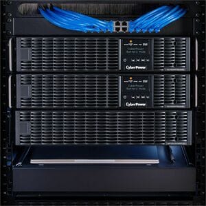 CyberPower OL1500RTXL2UN Smart App Online UPS Systems - 1500VA/1350W, 100 - 125 VAC, NEMA 5-15P, 2U, Rack / Tower, Sine Wa