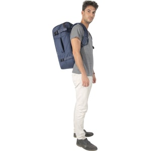 Tucano Tugò Carrying Case (Backpack) for 17.3" Notebook - Blue - Water Resistant - Shoulder Strap, Handle, Chest Strap