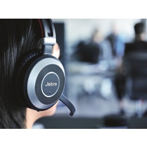 Jabra EVOLVE 30 II Wired Over-the-head Mono Headset - Black - Monaural - Supra-aural - Noise Canceling - Mini-phone (3.5mm)