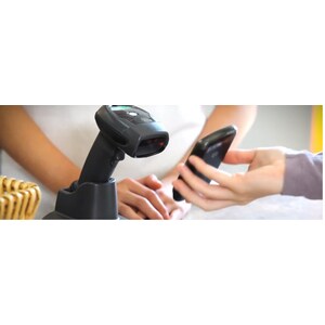 Zebra LI4278 Gewerblich, Manufacturing Handheld Barcode-Scanner-Set - Kabellos Konnektivität - Schwarz - USB Kabel im Lief