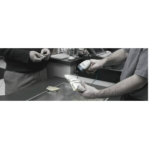 Zebra Symbol LS2208 Robust Retail, Bildung und Erziehung Handheld Barcode-Scanner - Kabel Konnektivität - Schwarz - USB Ka