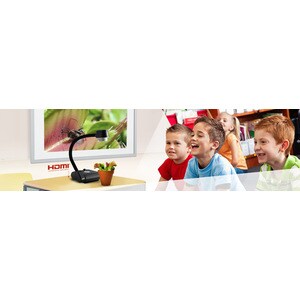 AVer F50-8M Portable Flexarm Document Camera - 8 Megapixel - 0.31" CMOS - 10x Optical Zoom - 20x Digital Zoom FULL FLEX HD