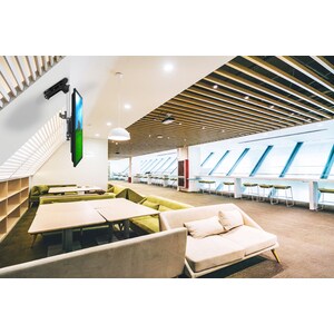 Neomounts Neomounts Pro FPMA-C020BLACK Ceiling Mount for TV - Black - 1 Display(s) Supported - 101.6 cm (40") Screen Suppo