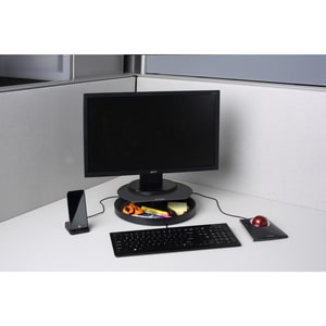 Kensington Spin2 K52787WW Monitor Stand - 18.14 kg Load Capacity - Desktop - Black
