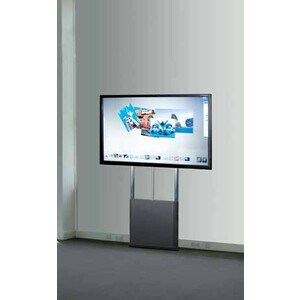 Unicol PowaLift Display-Wagen - 100 kg Kapazität - 4 Rollen - 1080 mm Breite x 600 mm Tiefe x 2144 mm Höhe - Schwarz