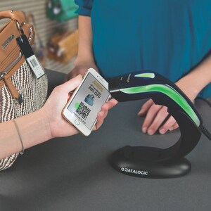 Handheld Kit lecteur de code barres Datalogic Heron HD3430 - Noir - Câble Connectivité - 1D, 2D - Imager - USB